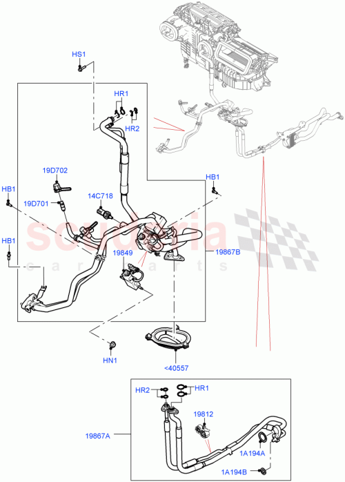 Part Diagram for Land Rover LR159442