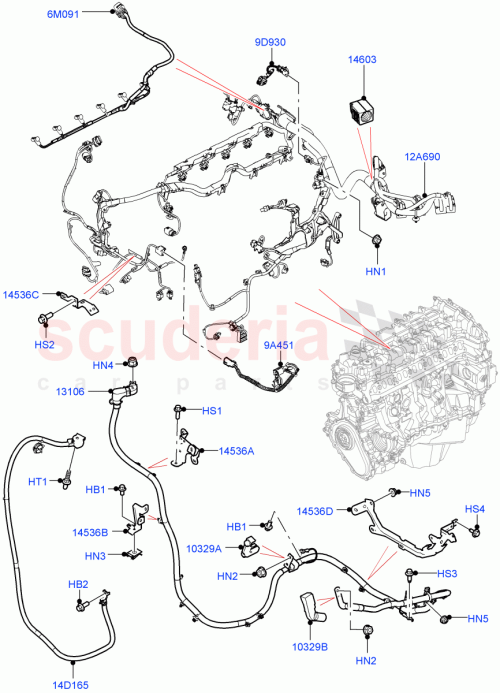 Part Diagram for Land Rover LR147071