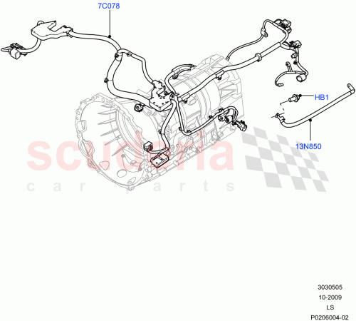 Part Diagram for Land Rover LR021158