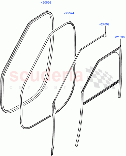 Part Diagram for Land Rover LR092588