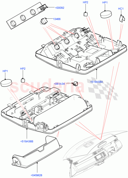 Part Diagram for Land Rover LR068899