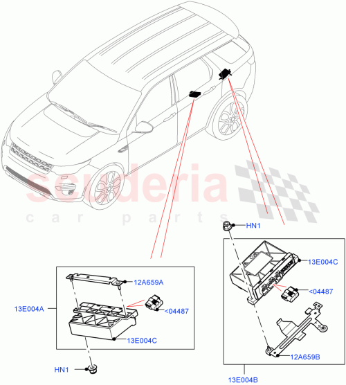 Part Diagram for Land Rover LR078695