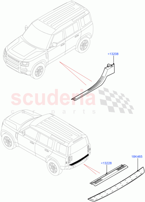 Part Diagram for Land Rover LR131470