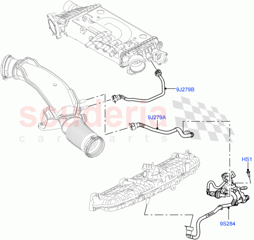 Part Diagram for Land Rover LR146143