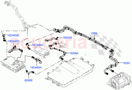 Part Diagram for Land Rover LR155675