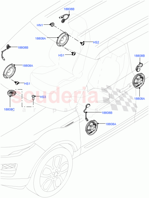 Part Diagram for Land Rover LR025880