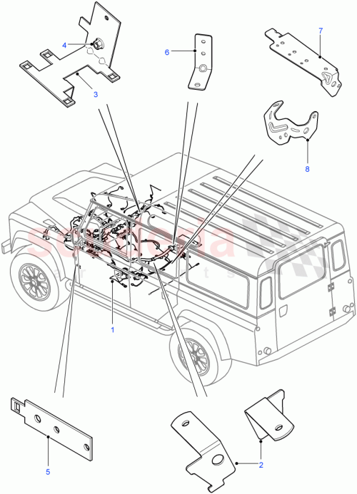 Part Diagram for Land Rover LR044086