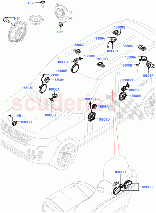 Part Diagram for Land Rover LR070513