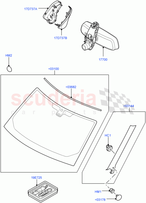 Part Diagram for Land Rover LR029537