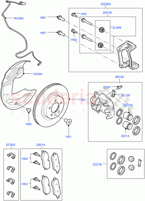 Part Diagram for Land Rover LR019625