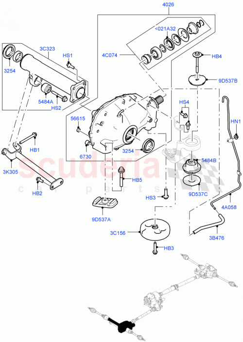 Part Diagram for Land Rover LR059058