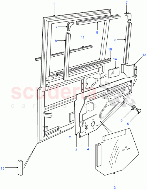 Part Diagram for Land Rover MWC4413