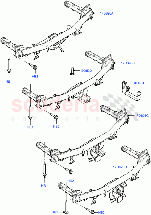 Part Diagram for Land Rover LR126225