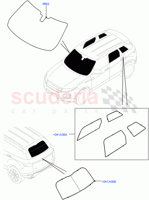 Part Diagram for Land Rover VPLVS0322