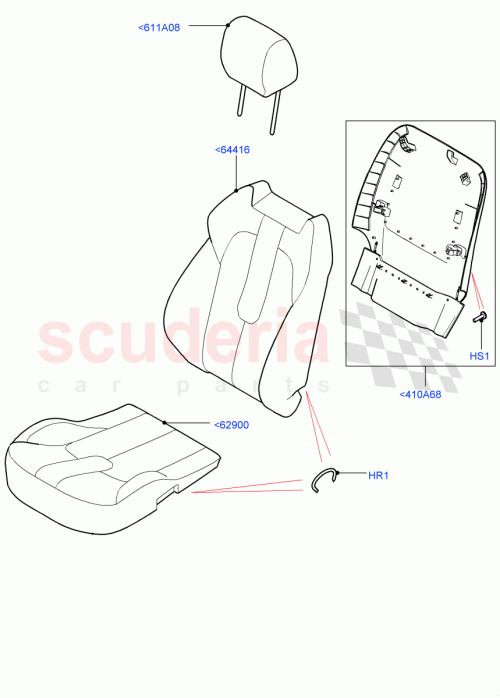 Part Diagram for Land Rover LR110584