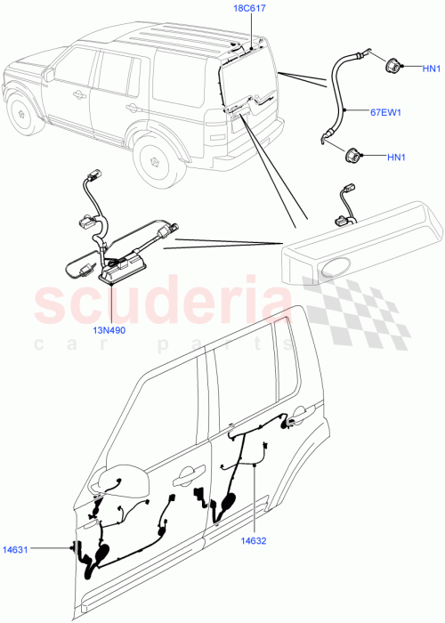 Part Diagram for Land Rover LR015713