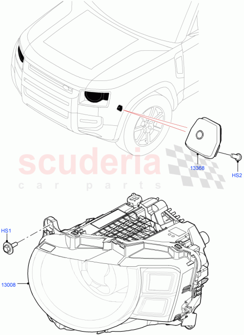 Part Diagram for Land Rover LR144289