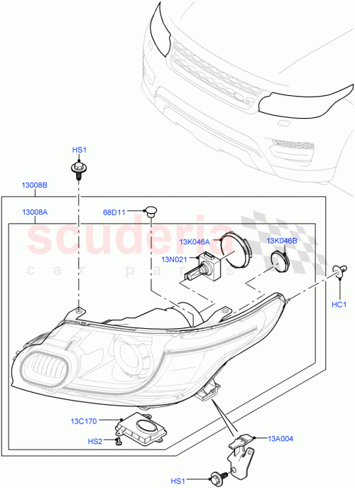 Part Diagram for Land Rover LR090396