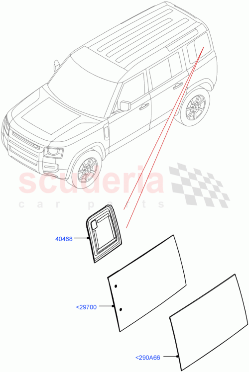 Part Diagram for Land Rover LR143041