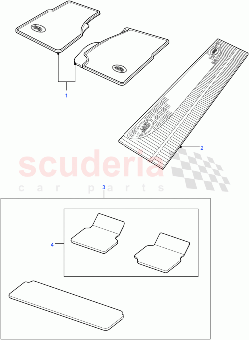 Part Diagram for Land Rover VPLDS0240