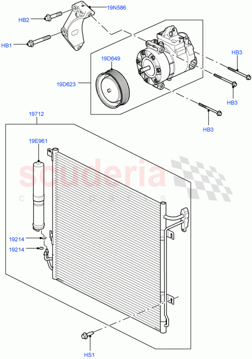 Part Diagram for Land Rover LR014536