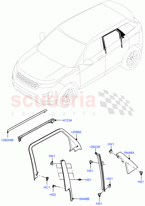 Part Diagram for Land Rover LR155737