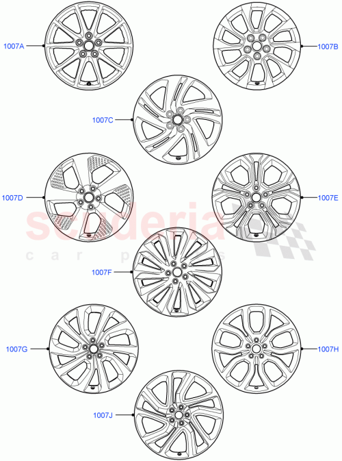 Part Diagram for Land Rover LR134389