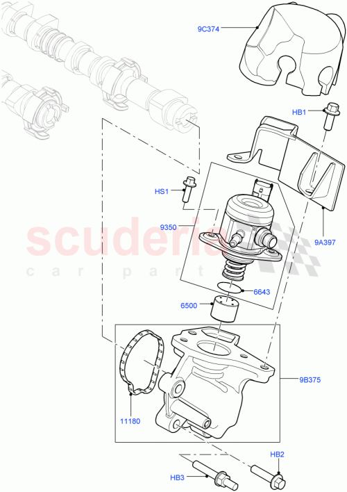 Part Diagram for Land Rover LR034323