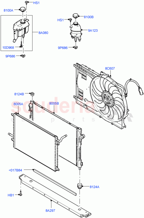 Part Diagram for Land Rover LR115228