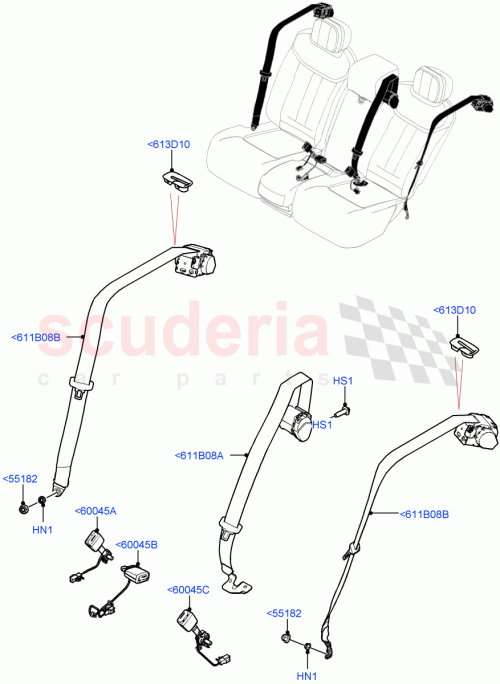 Part Diagram for Land Rover LR160992