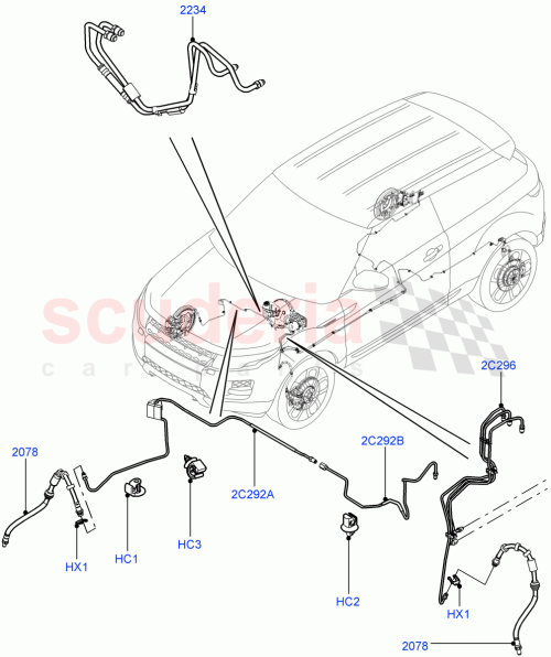 Part Diagram for Land Rover LR104182