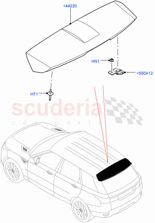 Part Diagram for Land Rover LR065519