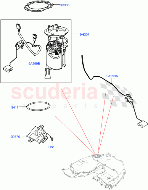 Part Diagram for Land Rover LR116191