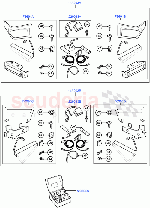 Part Diagram for Land Rover VPLSV0064