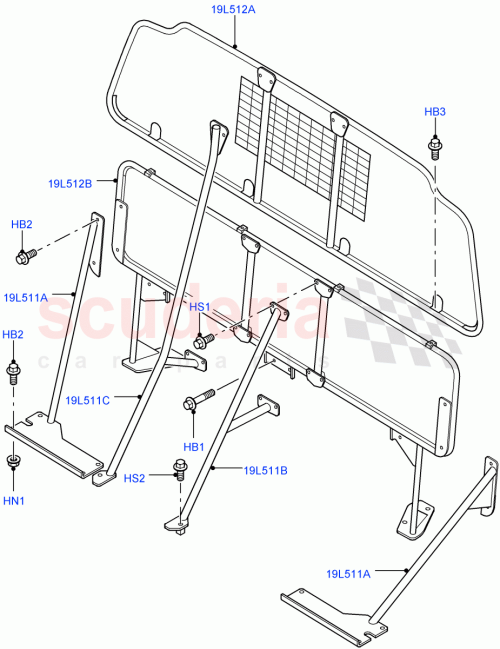 Part Diagram for Land Rover LR006335