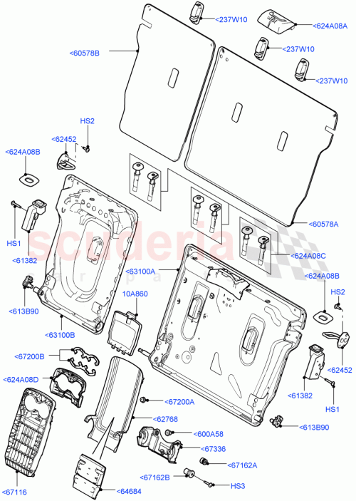 Part Diagram for Land Rover LR000728