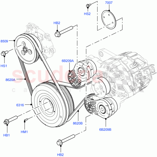 Part Diagram for Land Rover LR100931