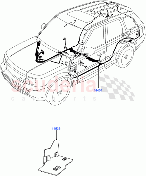 Part Diagram for Land Rover YMC510260