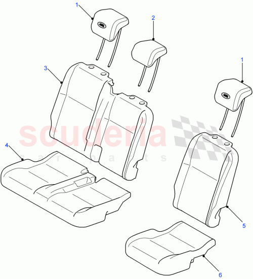 Part Diagram for Land Rover LR011993