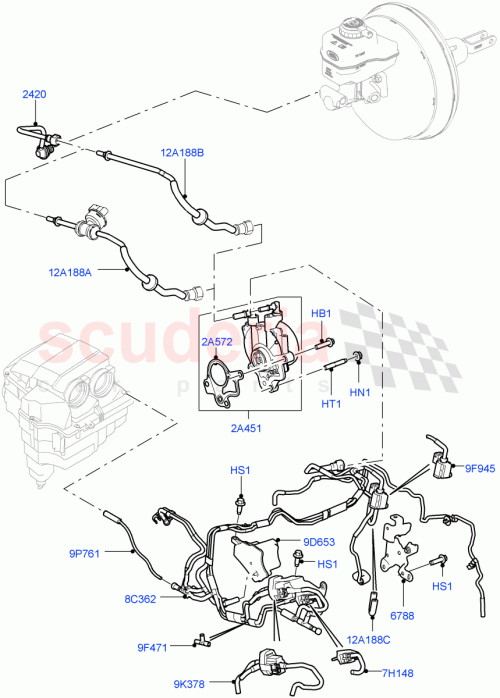 Part Diagram for Land Rover LR021929