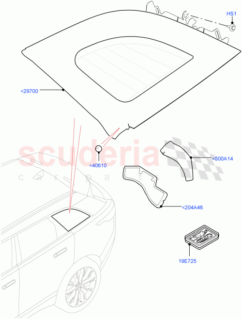 Part Diagram for Land Rover LR123826