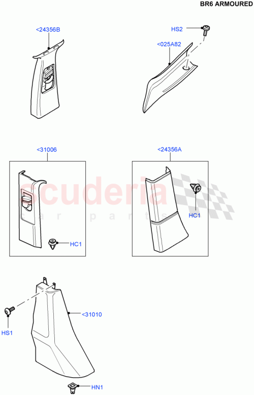 Part Diagram for Land Rover EMH500030WPP