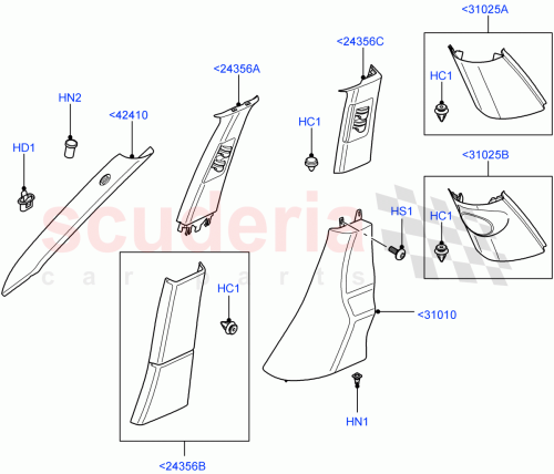 Part Diagram for Land Rover LR027699