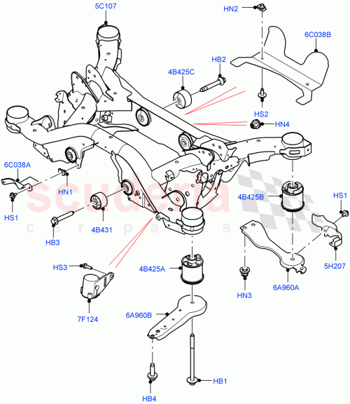 Part Diagram for Land Rover LR060389