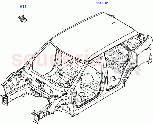Part Diagram for Land Rover LR155536