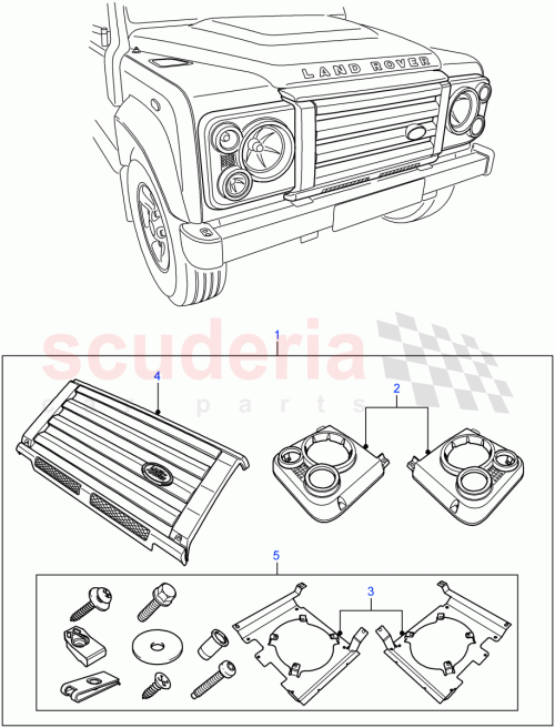 Part Diagram for Land Rover LR008366