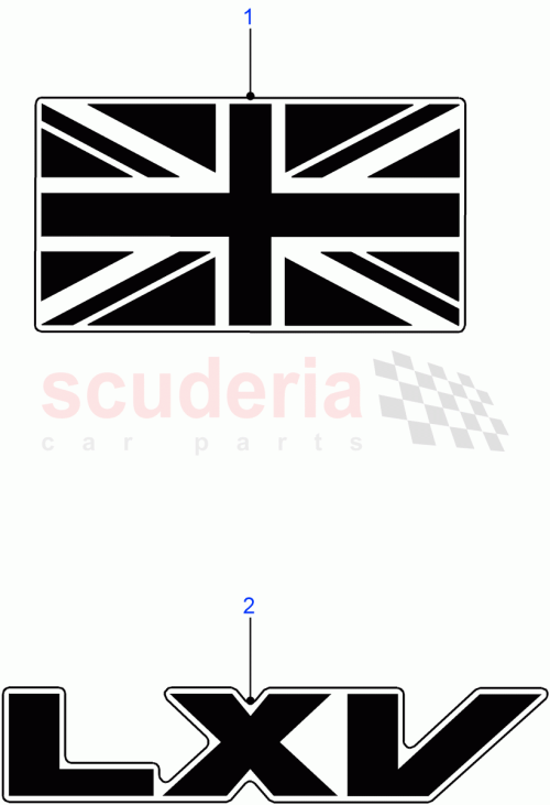 Part Diagram for Land Rover LR051776
