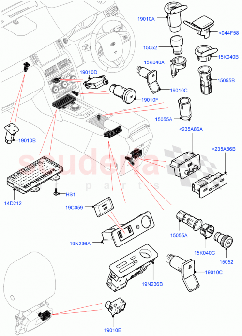 Part Diagram for Land Rover LR084662