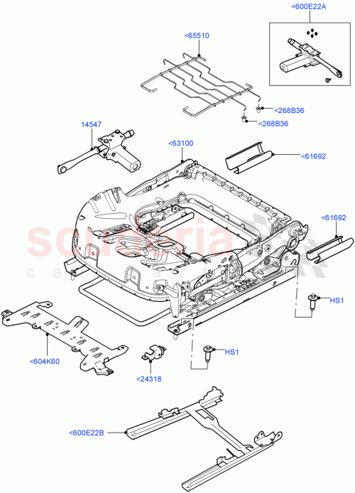 Part Diagram for Land Rover LR026575