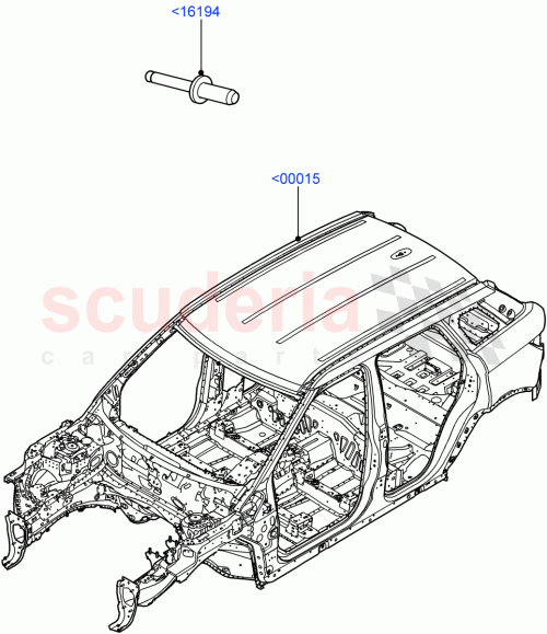 Part Diagram for Land Rover LR087399